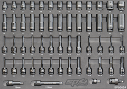 [SP50024] EVA TOOLKIT 56PC 1/2&quot;DR IMPACT SOCKET SET