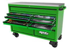 [SP50805G] 465PC TOOLKIT METRIC/SAE - 13 DRAWER GREEN USA SERIES